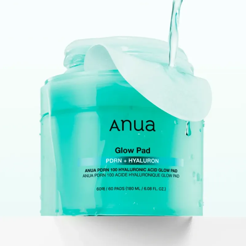 Увлажняющие пэды для лица Anua PDRN 100 Hyaluronic Acid Glow Pad, 180 мл