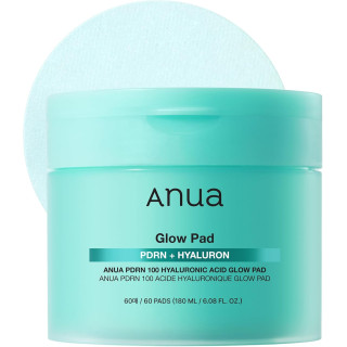 Зволожувальні педи для обличчя Anua PDRN 100 Hyaluronic Acid Glow Pad, 180 мл