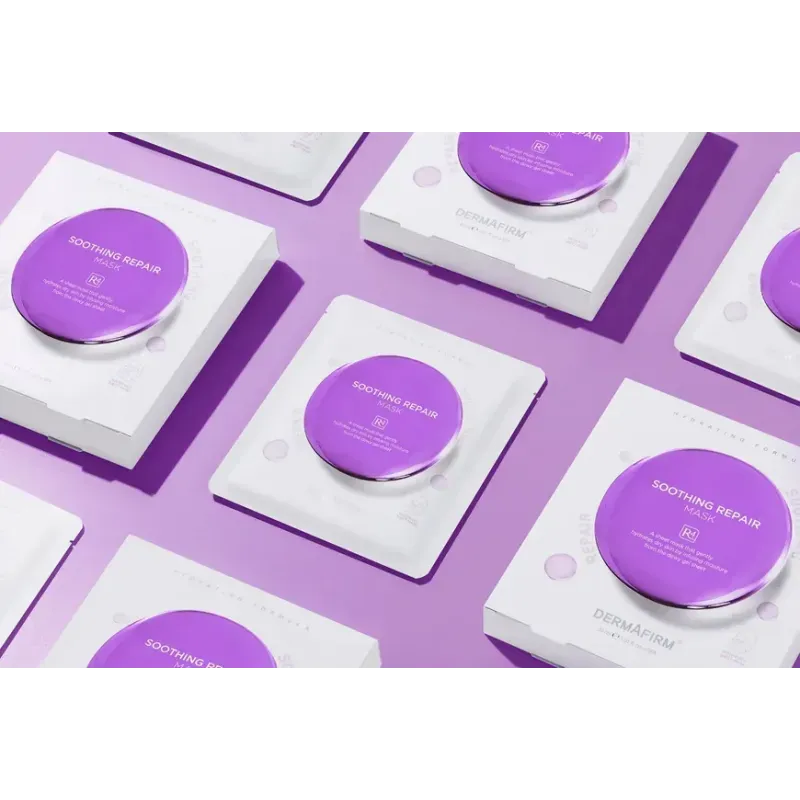 Восстанавливающая тканевая маска DERMAFIRM Soothing Repair Mask, 5 шт