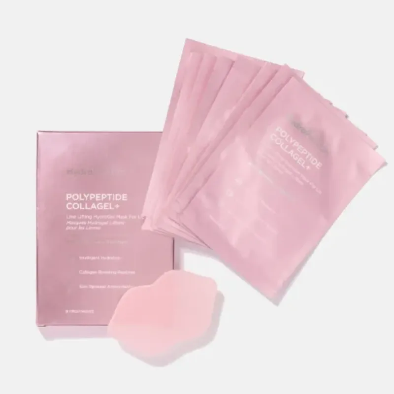 Гідрогелева ліфтинг-маска для губ Hydropeptide PolyPeptide Collagel+ Lip Mask, 8 шт
