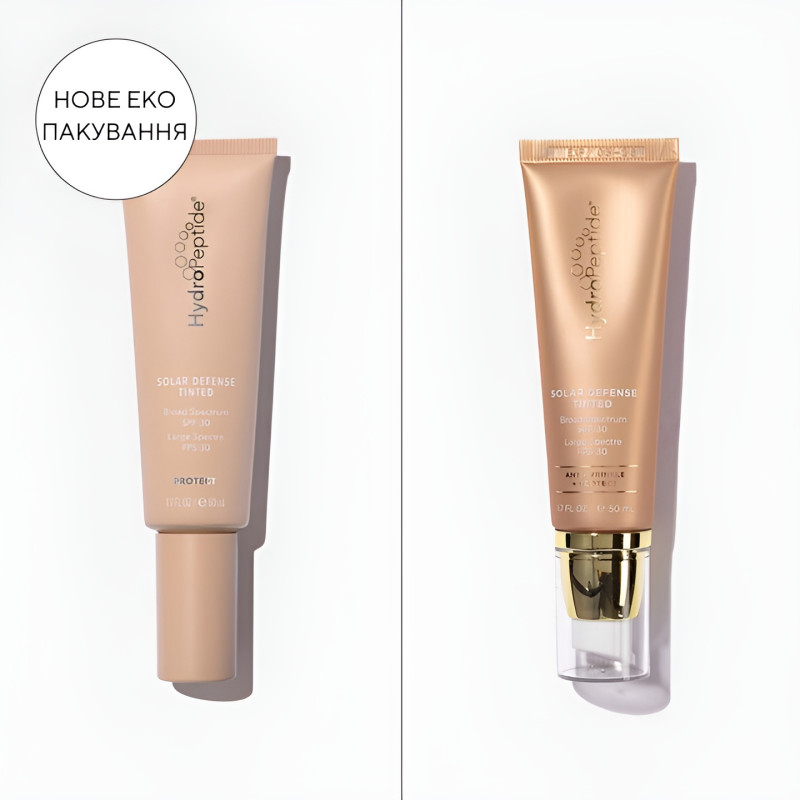 Солнцезащитный крем для лица HydroPeptide Solar Defense Tinted SPF 30, 50 мл