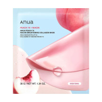 Освітлювальна маска для обличчя Anua Peach 70 Niacin Brightening Collagen Mask з колагеном, 38 г x 1 шт