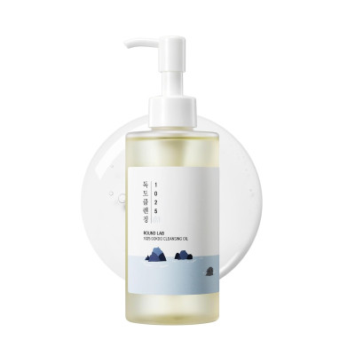 М’яка гідрофільна олія для зняття макіяжу Round Lab Dokdo Cleansing Oil 200ml