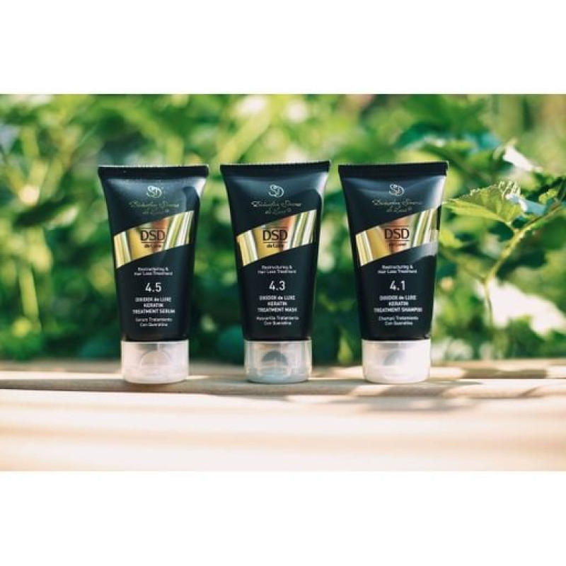 Набор для волос DSD de Luxe Travel Kit (шампунь 4.1, 50 мл + маска 4.3, 50 мл + сыворотка 4.5, 50 мл)