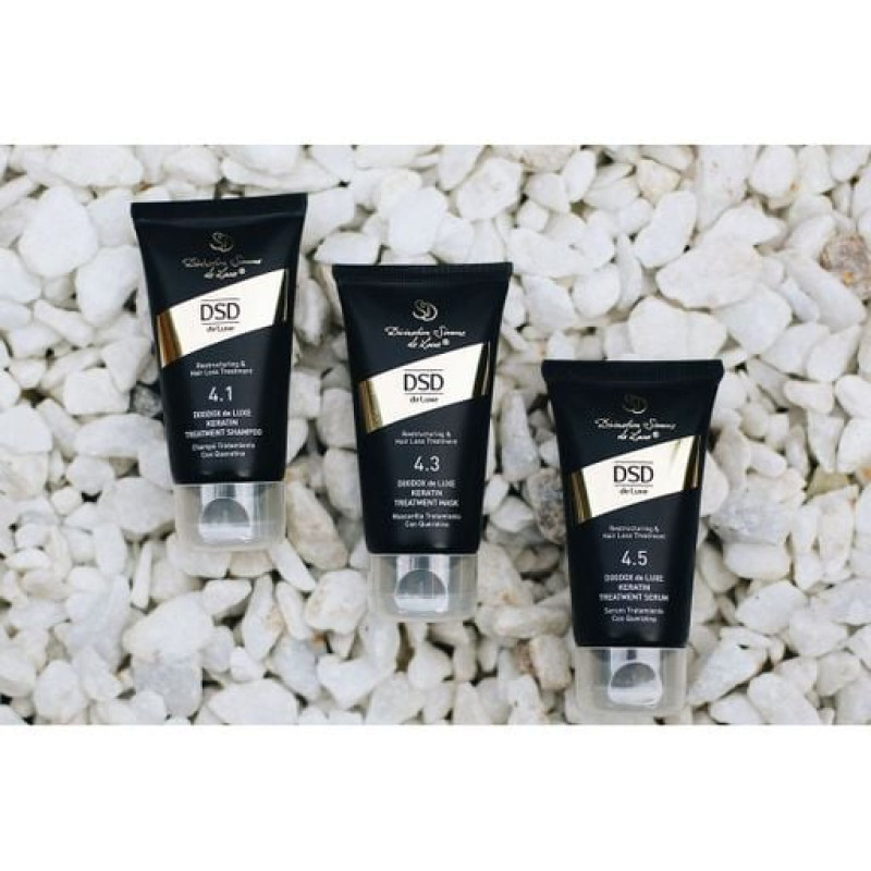 Набор для волос DSD de Luxe Travel Kit (шампунь 4.1, 50 мл + маска 4.3, 50 мл + сыворотка 4.5, 50 мл)