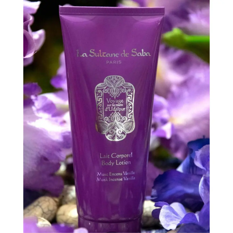 Молочко для тіла з ароматом мускусу, ладану та ванілі La Sultanе De Saba Body Lotion Musk Incense Vanilla 200 мл