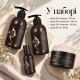 Набор HADAT для блеска Liquid Silk Shine Ritual, Шампунь, Кондиционер, Маска, Масло