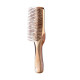 Масажна щітка-гребінець для волосся та шкіри голови S-Heart-S Scalp Brush World Model Long Pink Gold