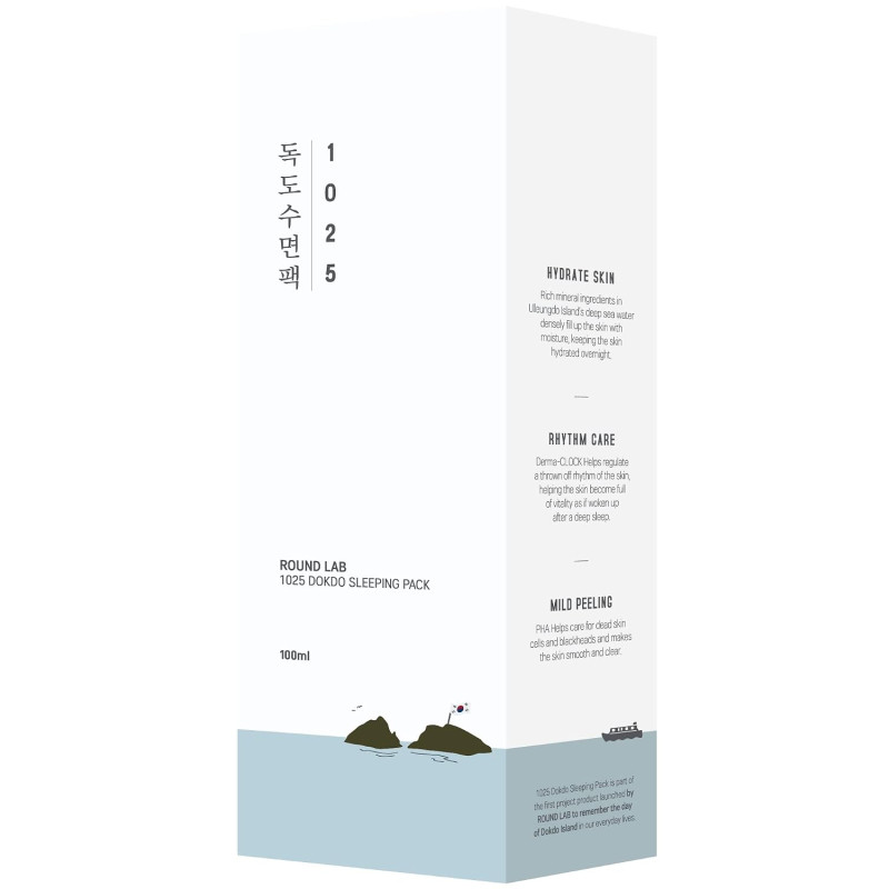 Увлажняющая ночная маска для лица Round Lab 1025 Dokdo Sleeping Pack, 100 мл