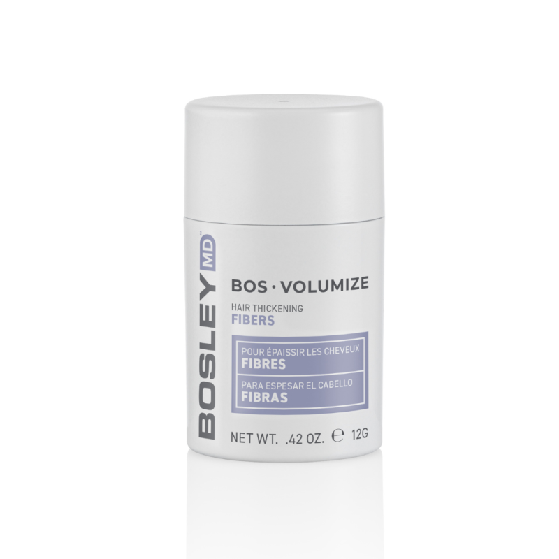 Кератиновые волокна BosleyMD BOS Volumize, светло-коричневые, 12 г