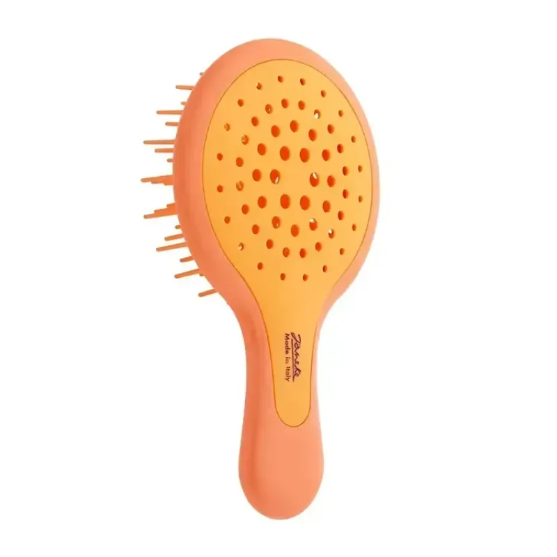 Мини-щетка для волос Janeke Superbrush Mini, оранжевая