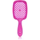 Щетка для волос Janeke Superbrush Small, неоново-розовая