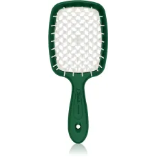 Щетка для волос Janeke Superbrush Small, зеленая с белым