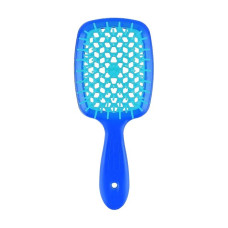 Щетка для волос Janeke Superbrush Small, синяя с голубым