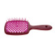 Щетка для волос Janeke Superbrush, бургунди с розовым