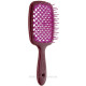 Щетка для волос Janeke Superbrush, бургунди с розовым