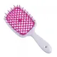 Щетка для волос Janeke Superbrush, белая с фуксией