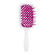 Щетка для волос Janeke Superbrush, белая с фуксией