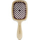Щетка для волос Janeke Superbrush, золотая с коричневыми зубцами