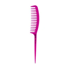 Гребень с ручкой Janeke Supercomb, неоново-розовый