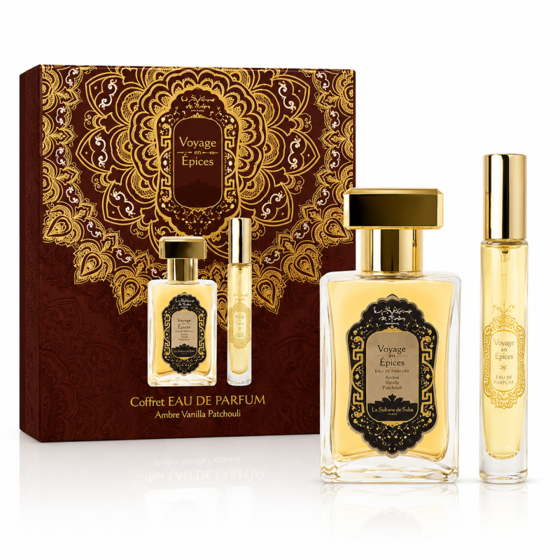 Набор Парфюмированная Вода Аюрведическая 50 мл + Распылитель 10 мл La Sultane De Saba Coffret EDP 50 Ml + 10 Ml Vapo Ayurvedique