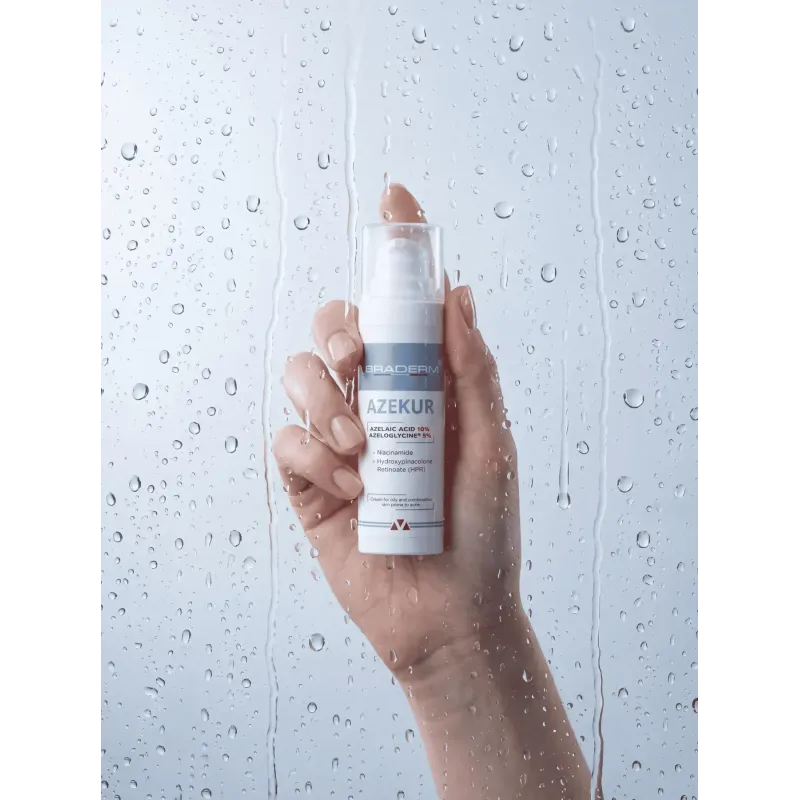 Крем для комплексного контролю акне та підтримки ремісії Braderm Azekur Cream (Азекур крем) 30 ml