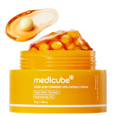Освітлювальний капсульний крем з койєвою кислотою та куркумою Medicube Kojic Acid Turmeric Vita Capsule Cream, 53 г