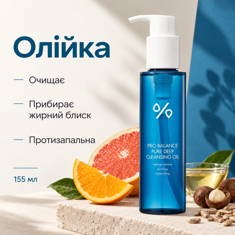 Очищуюча гідрофільна олійка з пробіотиками Dr.Ceuracle Pro Balance Cleansing Oil, 155 мл