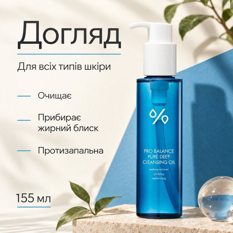 Очищуюча гідрофільна олійка з пробіотиками Dr.Ceuracle Pro Balance Cleansing Oil, 155 мл