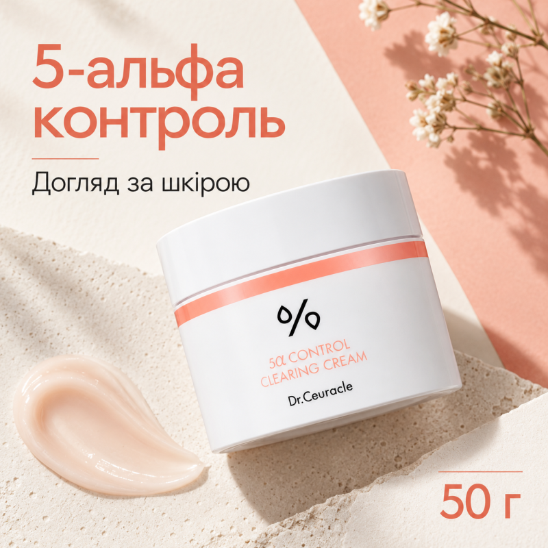 Себорегулирующий крем «5-альфа контроль» Dr.Ceuracle 5α Control Clearing Cream, 50 г