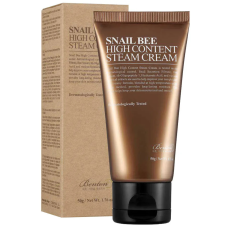 Крем с муцином улитки и пчелиным ядом Benton Snail Bee High Content Steam Cream, 50г