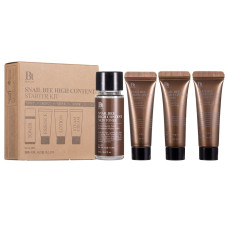 Набор с муцином улитки и пчелиным ядом Benton Snail Bee High Content Starter Kit, 4 в 1