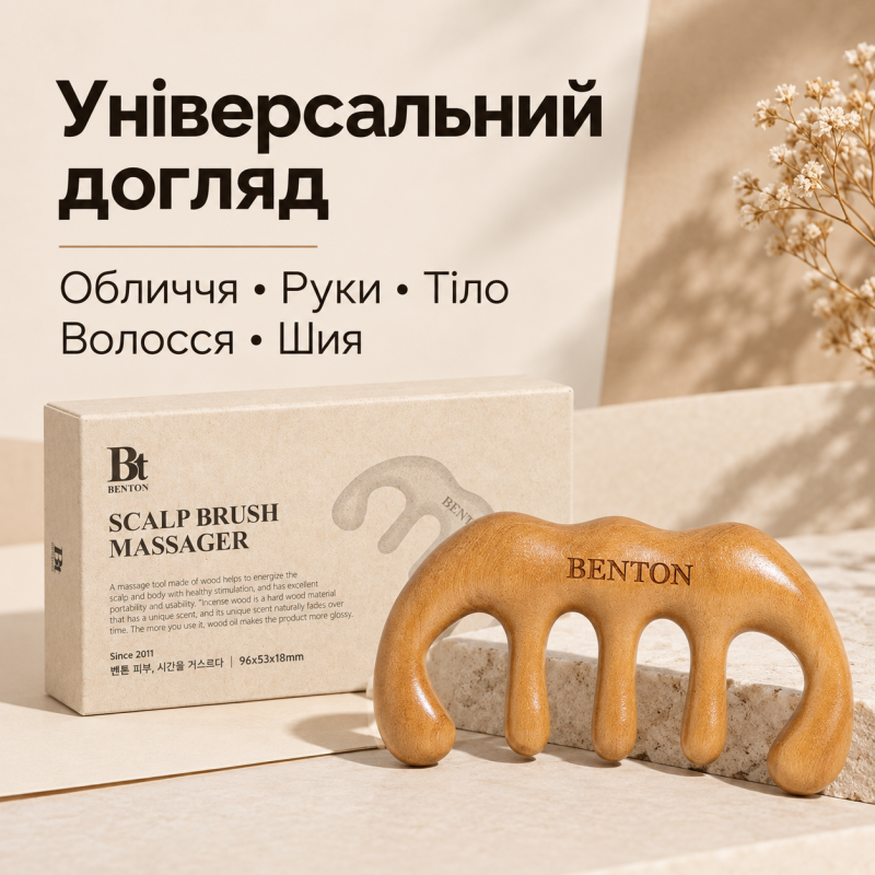 Щетка-массажер для кожи головы Benton Scalp Brush Massager