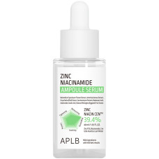 Ампульная сыворотка для проблемной кожи с цинком и ниацинамидом APLB Zinc Niacinamide Ampoule Serum, 40 мл