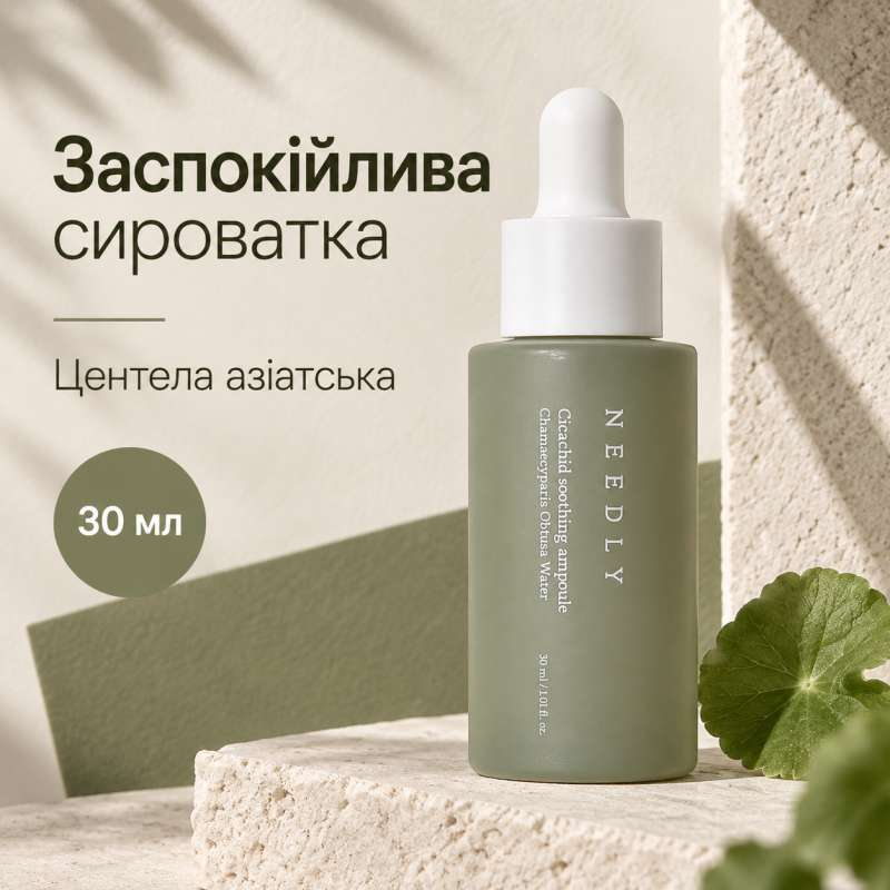 Успокаивающая ампульная сыворотка с центеллой Needly Cicachid Soothing Ampoule, 30 мл