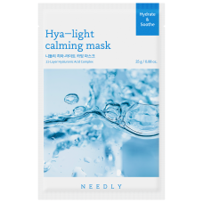 Увлажняющая маска с гиалуроновой кислотой Needly Hya-light Calming Mask 1ea, 1 шт*25 г