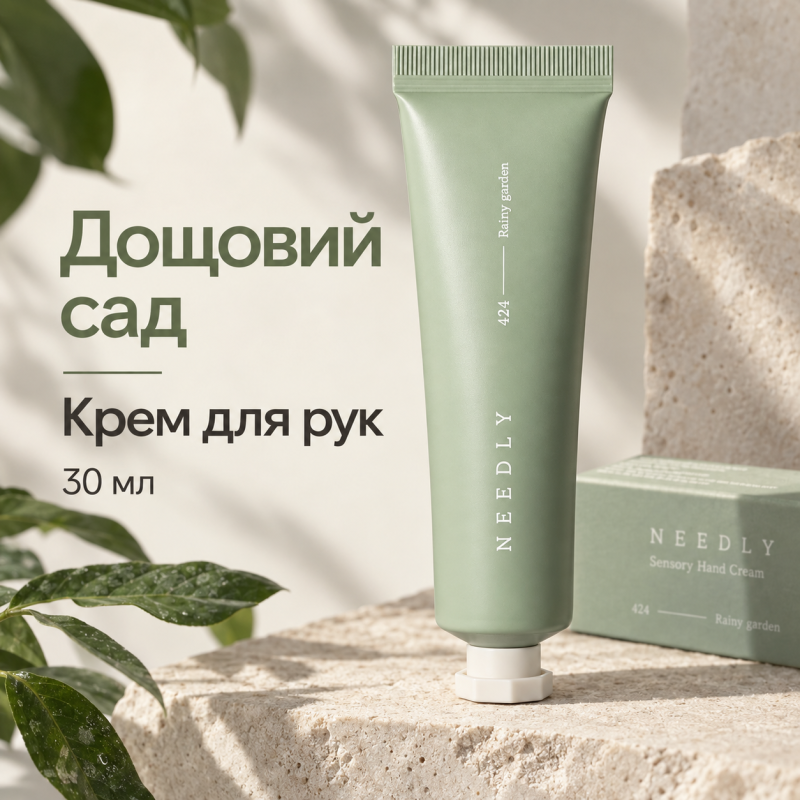 Крем для рук "Дощовий сад" Needly Sensory Hand Cream 424 Rainy garden, 30 мл