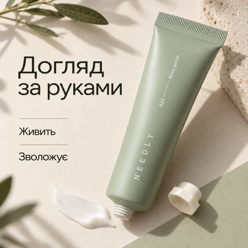 Крем для рук "Дощовий сад" Needly Sensory Hand Cream 424 Rainy garden, 30 мл