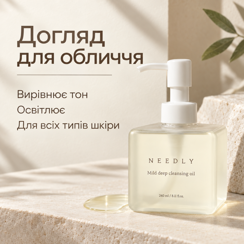Мягкое масло для глубокого очищения кожи Needly Mild Deep Cleansing Oil, 240 мл