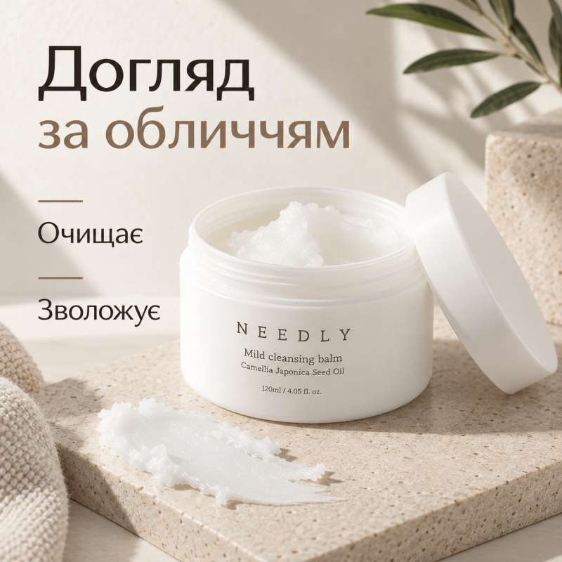 М'який очищуючий бальзам Needly Mild Cleansing Balm, 120 мл