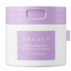 Тонер-педи з колагеном для зволоження та пружності Needly Retifit Collagen Pad, 80 шт