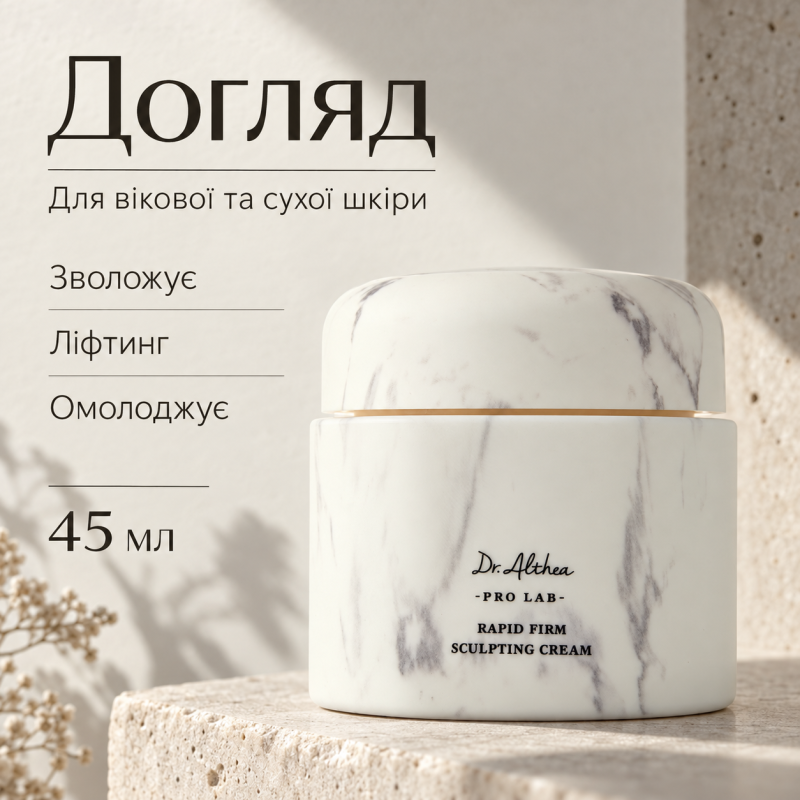 Моделювальний антивіковий крем для обличчя Dr.Althea Rapid Firm Sculpting Cream, 45 мл