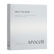 Гідрогелева маска з транексамовою кислотою, глутатіоном та арбутином Arocell Mela TXA Mask, 4 шт * 43 г