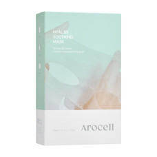 Заспокійлива маска з пантенолом та гіалуроновою кислотою Arocell 10 Hyal B5 Soothing Masks, 10 шт * 30 мл