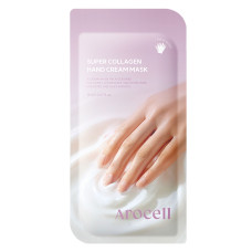 Зволожувальна маска-рукавички для рук з колагеном Arocell Collagen Hand Cream Mask, 14 мл