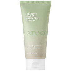 Очищувальна маска-пінка з центелою та пантенолом Arocell Cica Repair Panthenol Pack-to-Foam Cleanser, 120 г