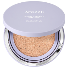 Тональний кушон з ефектом сяйва Arocell Glow Perfect Cushion SPF50+ PA+++ №21, 15 г