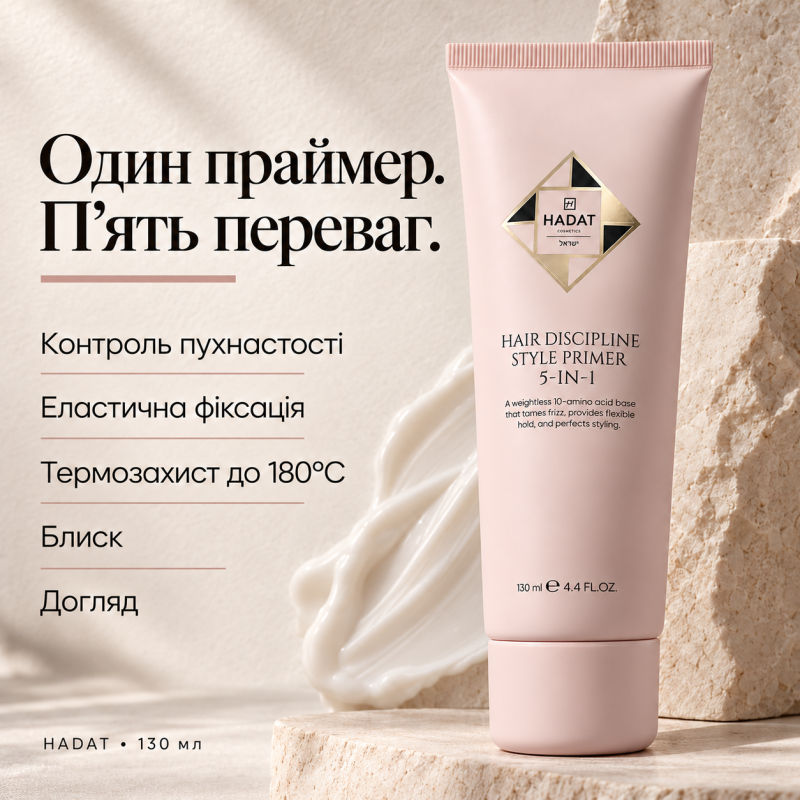 Праймер для укладки волос 5-в-1 Hadat Hair Discipline Style Primer 130 мл