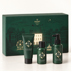 Набір для догляду за шкірою голови Hadat Cosmetics Detox Therapy Ritual Set (скраб 50 г + шампунь 50 мл + тонік 60 мл)