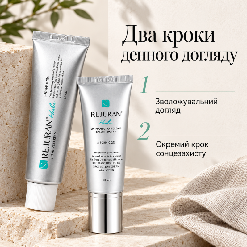Набір Rejuran Turnover Cream 50 мл та Rejuran UV Protection Cream 40 мл